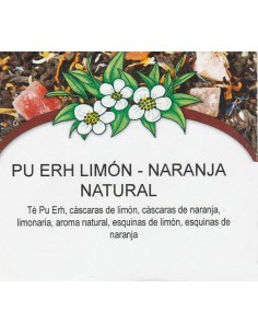 Pu Erh limão-laranja natural 2